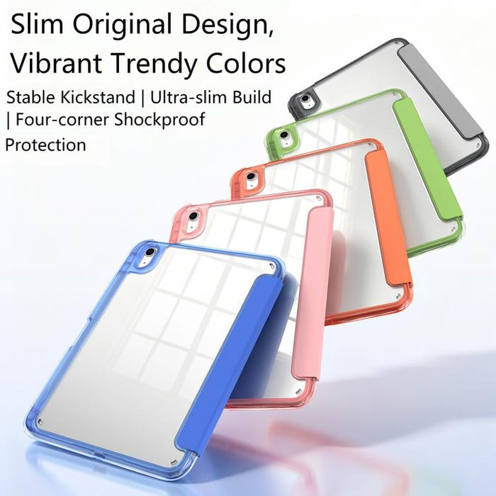 Funda para tablet de piel vegana Mutural QinDun Deformation, For iPad Air 11 2026 / 2025 / 2024, For iPad Pro 11 2025 / 2024, For iPad 2025 / 2022