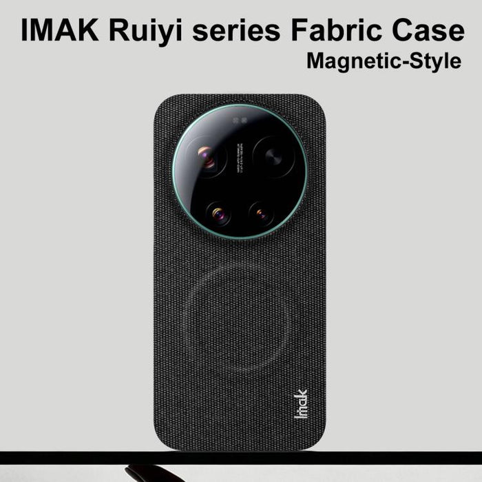 Funda magnética para teléfono con textura de tela de la serie Ruiyi de imak, For Xiaomi 17 Ultra by Leica