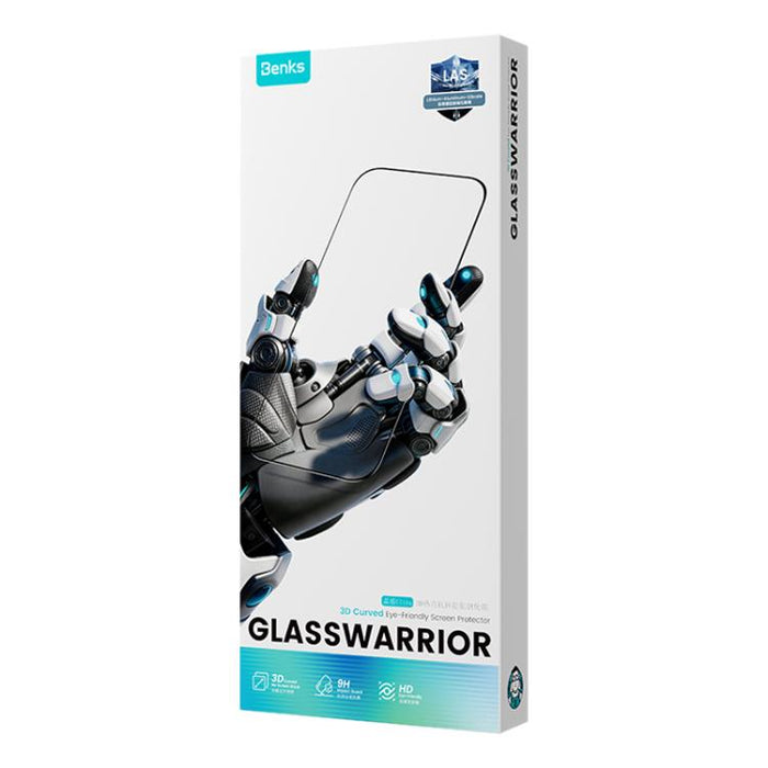 Película protectora templada HD Benks Ultra 3D para el cuidado de los ojos, flexible y resistente al calor., For iPhone 17 Pro Max, For iPhone 17 Pro