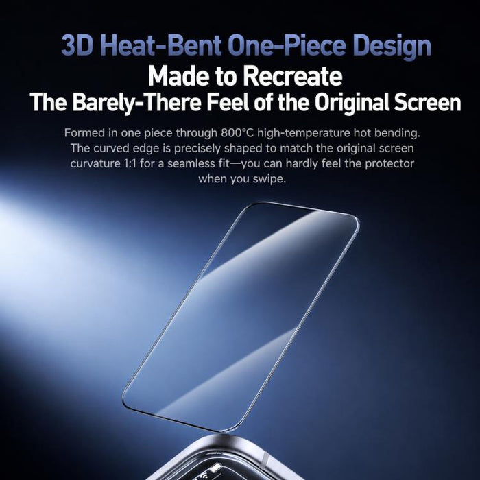 Película protectora templada antirreflectante Benks Ultra 3D para el cuidado ocular, flexible y con efecto de aumento., For iPhone 17 Pro Max, For iPhone 17 Pro