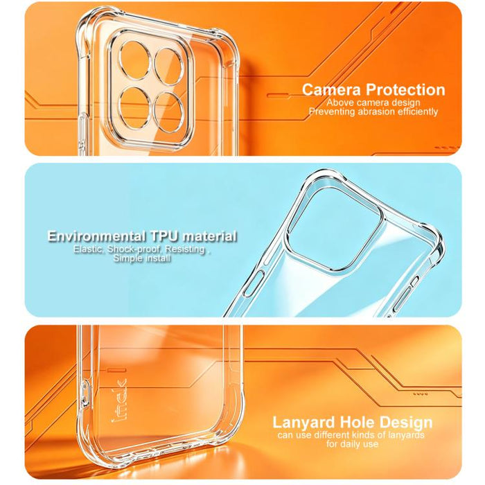 Funda para teléfono imak magnética a prueba de golpes con airbag de TPU, For Xiaomi 17 Max 5G, For Xiaomi 17T Pro 5G, For Xiaomi 17T 5G
