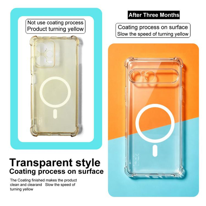 Funda para teléfono imak magnética a prueba de golpes con airbag de TPU, For Xiaomi 17 Max 5G, For Xiaomi 17T Pro 5G, For Xiaomi 17T 5G