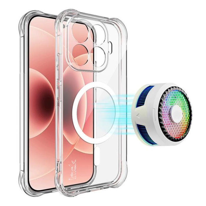 Funda para teléfono imak magnética a prueba de golpes con airbag de TPU, For Xiaomi 17 Max 5G, For Xiaomi 17T Pro 5G, For Xiaomi 17T 5G