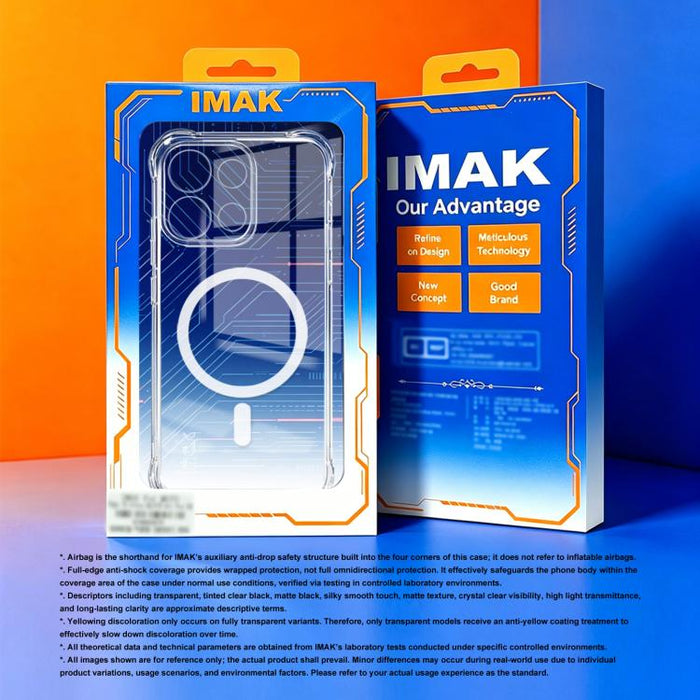 Funda para teléfono imak magnética a prueba de golpes con airbag de TPU, For Xiaomi 17 Max 5G, For Xiaomi 17T Pro 5G, For Xiaomi 17T 5G