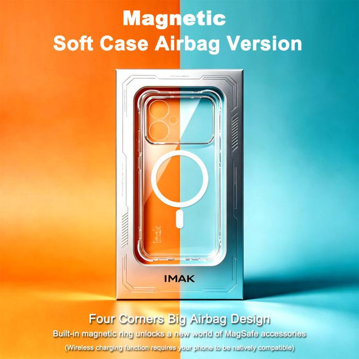 Funda para teléfono imak magnética a prueba de golpes con airbag de TPU, For Xiaomi 17 Max 5G, For Xiaomi 17T Pro 5G, For Xiaomi 17T 5G