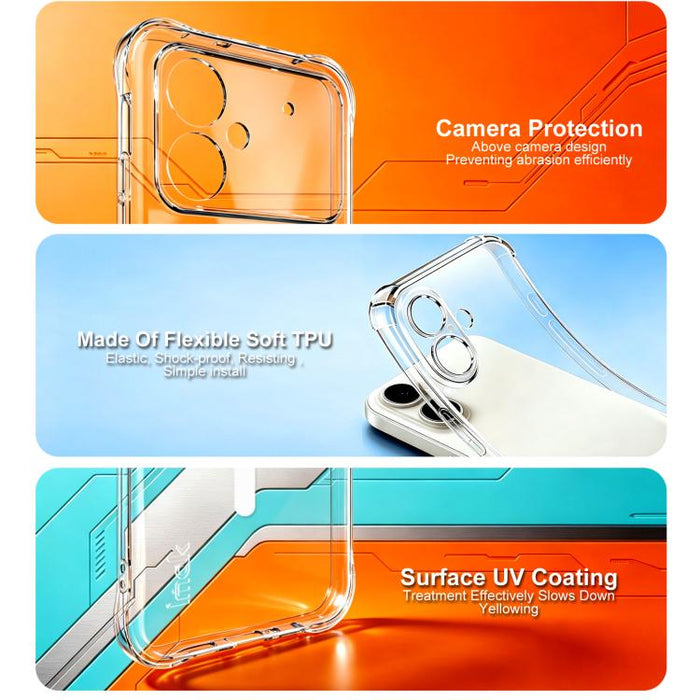 Funda para teléfono imak magnética a prueba de golpes con airbag de TPU, For Xiaomi 17 Max 5G, For Xiaomi 17T Pro 5G, For Xiaomi 17T 5G