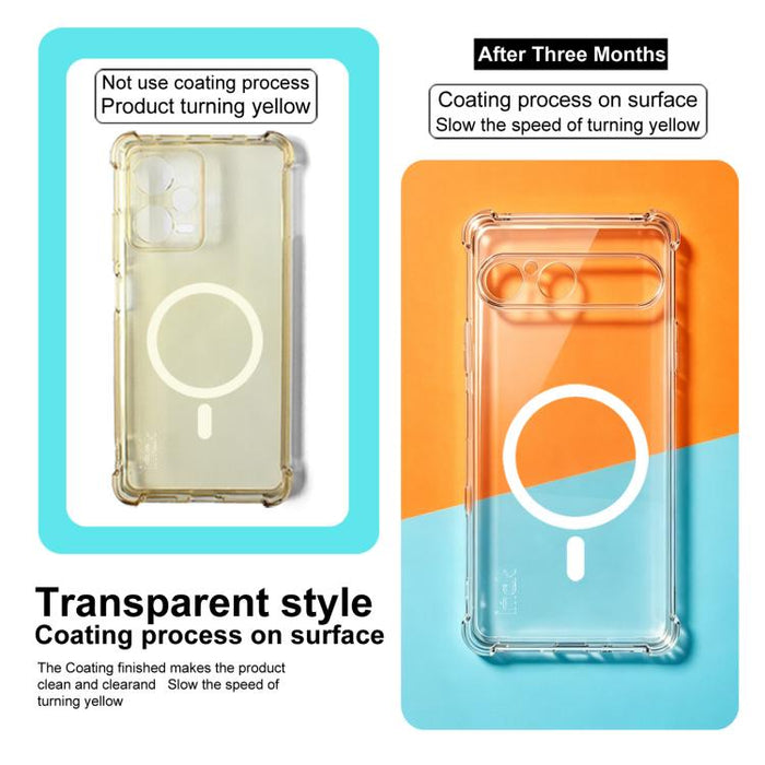 Funda para teléfono imak magnética a prueba de golpes con airbag de TPU, For Xiaomi 17 Max 5G, For Xiaomi 17T Pro 5G, For Xiaomi 17T 5G