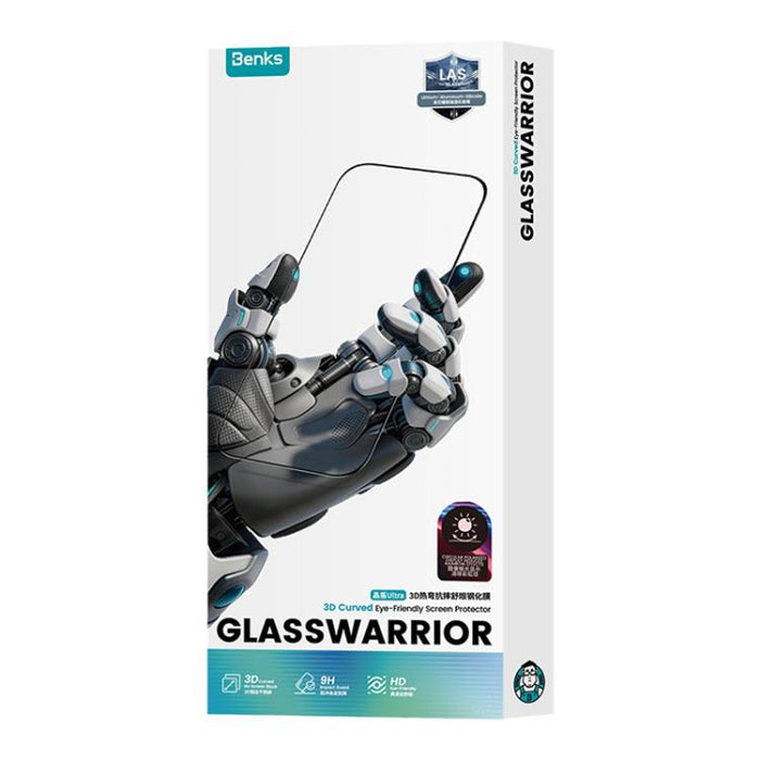 Película protectora Benks Crystal Shield Ultra resistente a caídas y respetuosa con los ojos, de alta definición., For iPhone 17 Pro Max, For iPhone 17 Pro