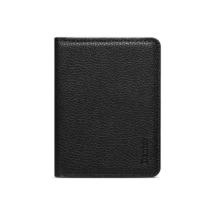 Cartera magnética de piel vegana con textura de lichi Denior V28 y tarjetero para teléfono, V28