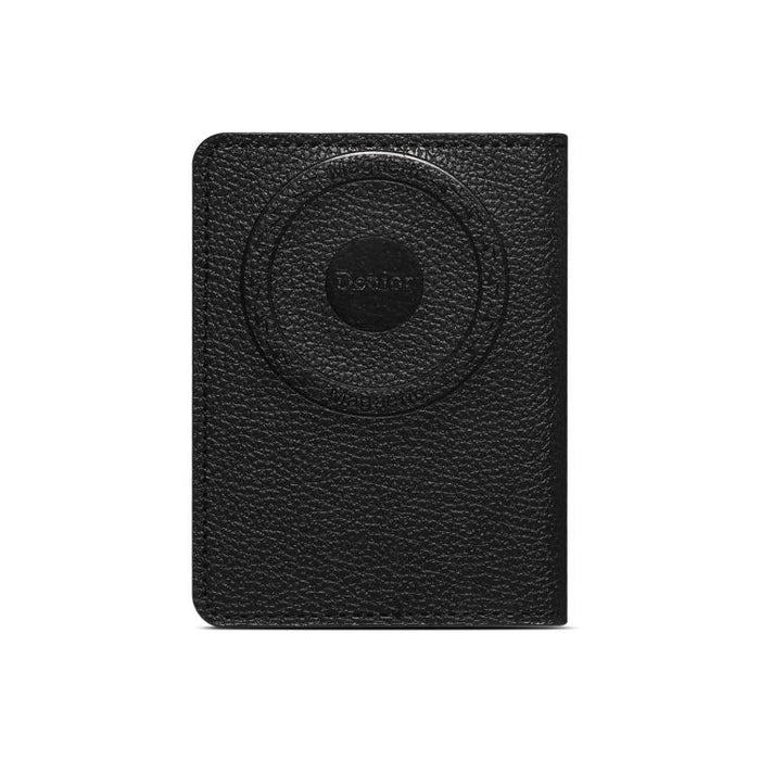 Cartera magnética de piel vegana con textura de lichi Denior V28 y tarjetero para teléfono, V28