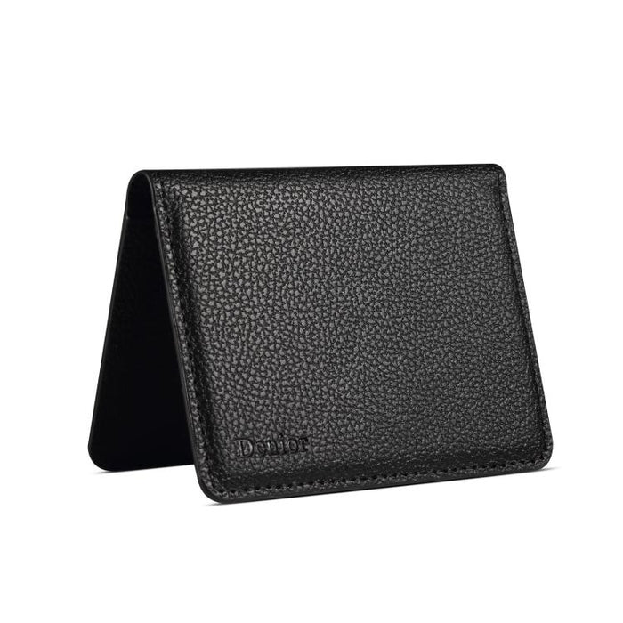 Cartera magnética de piel vegana con textura de lichi Denior V28 y tarjetero para teléfono, V28