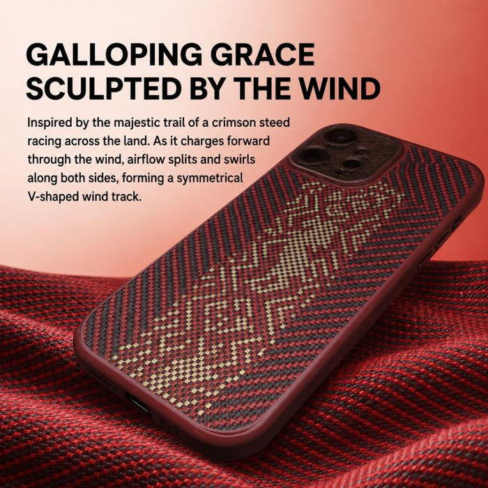 Funda magnética antigolpes para teléfono Benks Y3 de fibra de Kevlar, For iPhone 17 Pro Max, For iPhone 17 Pro