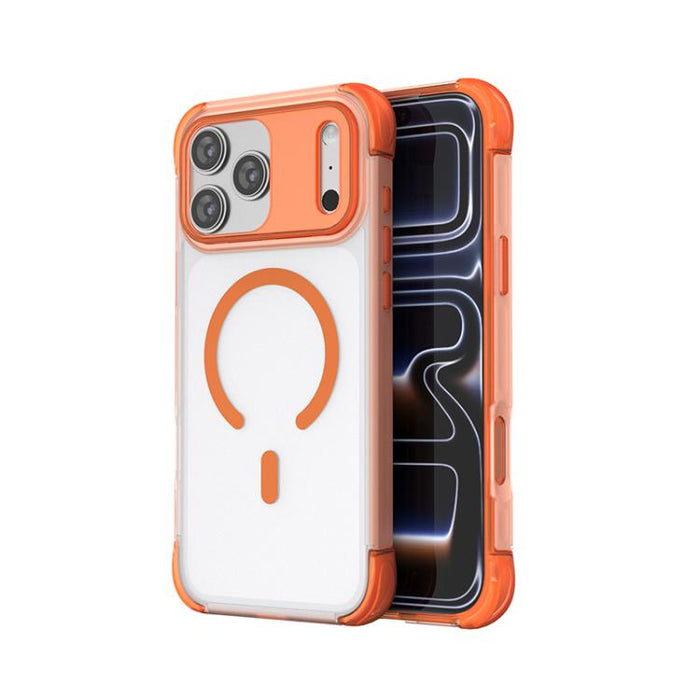 Funda magnética transparente con airbag en las cuatro esquinas, For iPhone 17 Pro Max, For iPhone 17 Pro