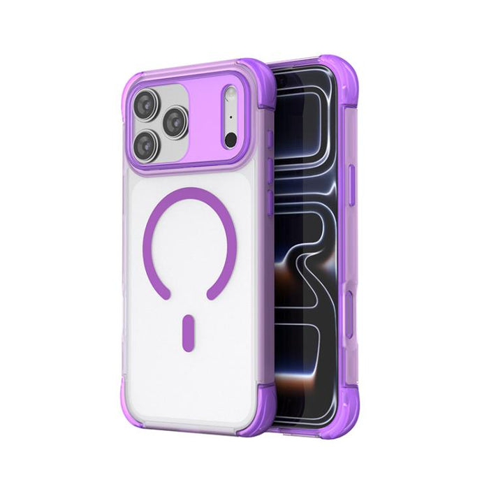 Funda magnética transparente con airbag en las cuatro esquinas, For iPhone 17 Pro Max, For iPhone 17 Pro