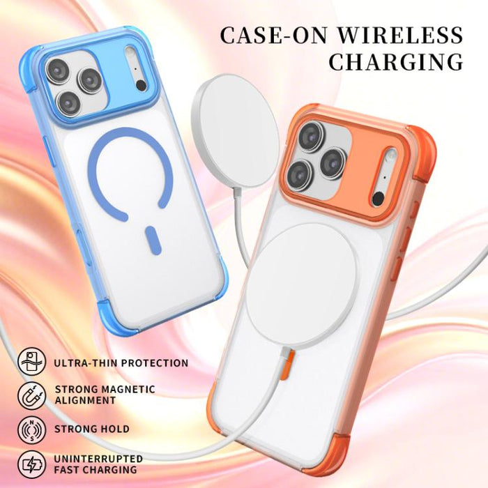 Funda magnética transparente con airbag en las cuatro esquinas, For iPhone 17 Pro Max, For iPhone 17 Pro