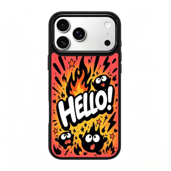Funda magnética de silicona para teléfono Fire Series PC, For iPhone 17 Pro Max, For iPhone 17 Pro