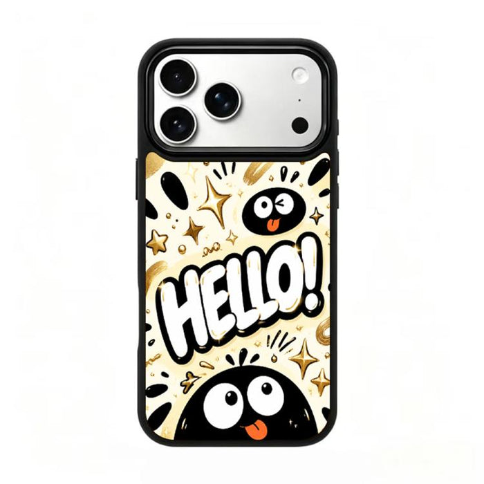 Funda magnética para teléfono de silicona PC de la serie Gold, For iPhone 17 Pro Max, For iPhone 17 Pro