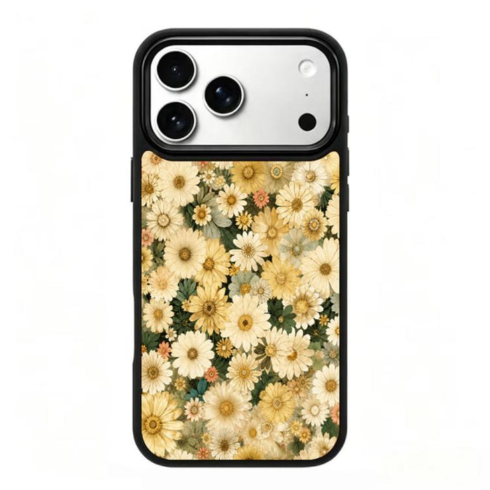 Funda magnética para teléfono de silicona PC de la serie Gold, For iPhone 17 Pro Max, For iPhone 17 Pro