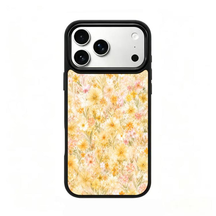 Funda magnética para teléfono de silicona PC de la serie Gold, For iPhone 17 Pro Max, For iPhone 17 Pro