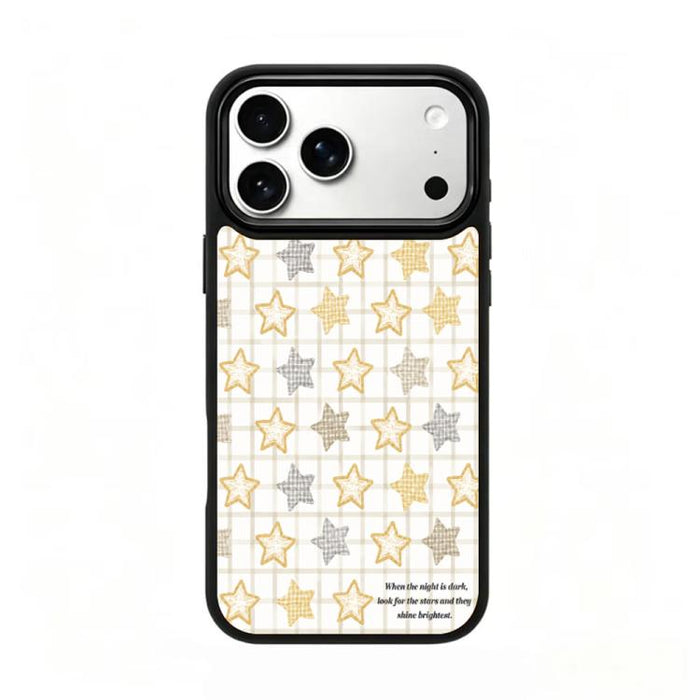 Funda magnética para teléfono de silicona PC de la serie Gold, For iPhone 17 Pro Max, For iPhone 17 Pro