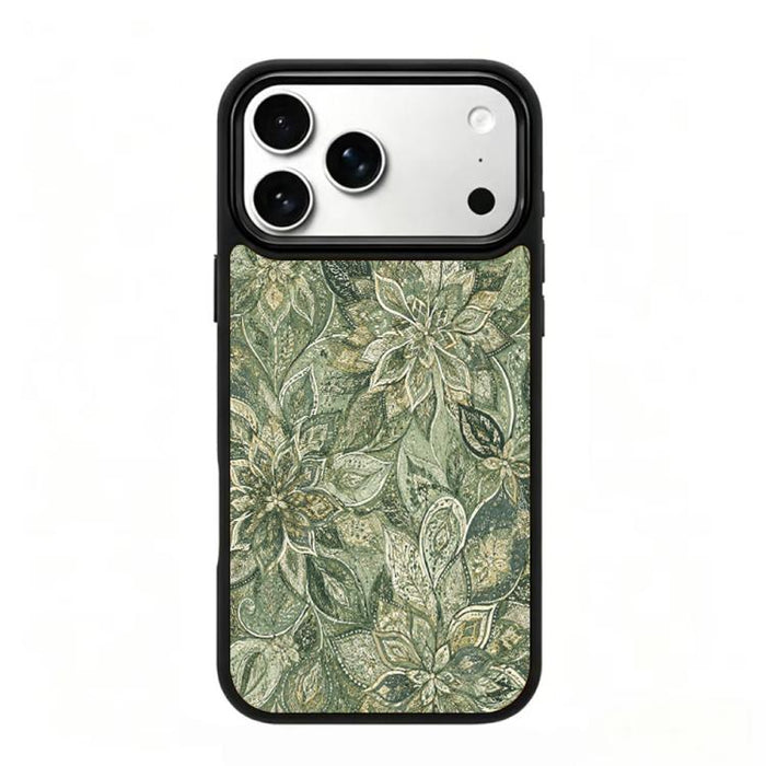 Funda magnética de silicona para teléfono de la serie Wood, For iPhone 17 Pro Max, For iPhone 17 Pro