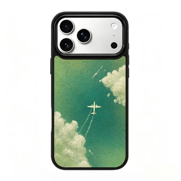 Funda magnética de silicona para teléfono de la serie Wood, For iPhone 17 Pro Max, For iPhone 17 Pro