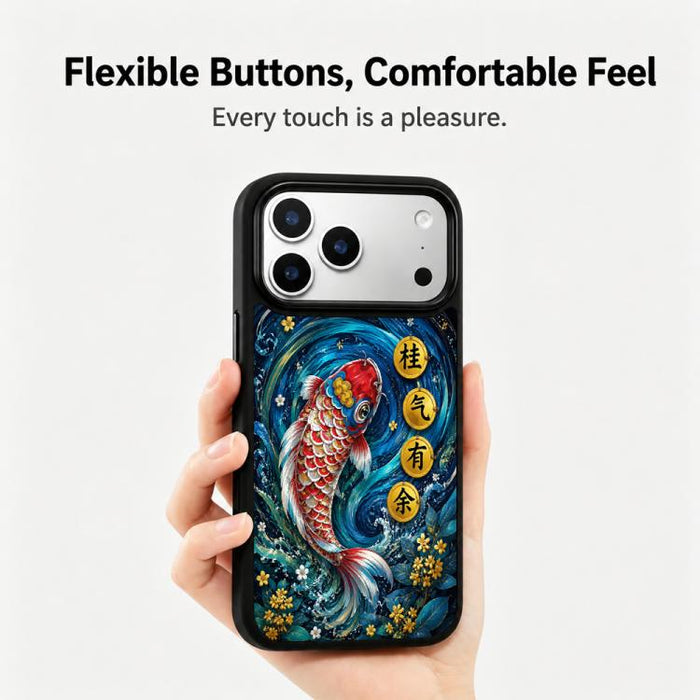Funda magnética para teléfono de silicona y policarbonato de la serie Water, For iPhone 17 Pro Max, For iPhone 17 Pro
