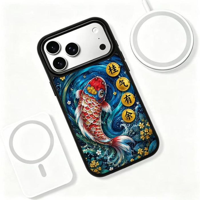 Funda magnética para teléfono de silicona y policarbonato de la serie Water, For iPhone 17 Pro Max, For iPhone 17 Pro