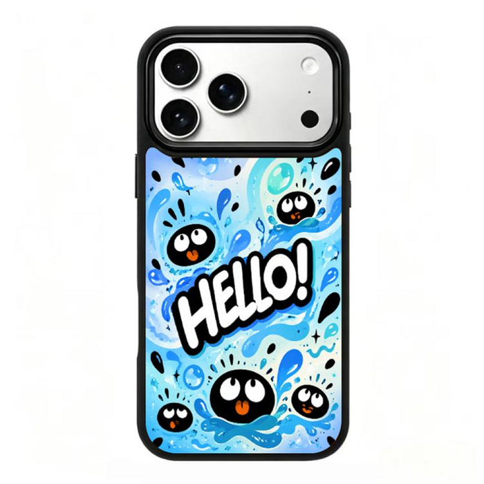 Funda magnética para teléfono de silicona y policarbonato de la serie Water, For iPhone 17 Pro Max, For iPhone 17 Pro
