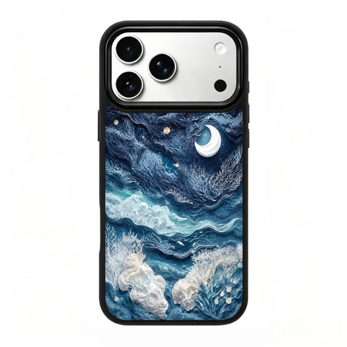 Funda magnética para teléfono de silicona y policarbonato de la serie Water, For iPhone 17 Pro Max, For iPhone 17 Pro