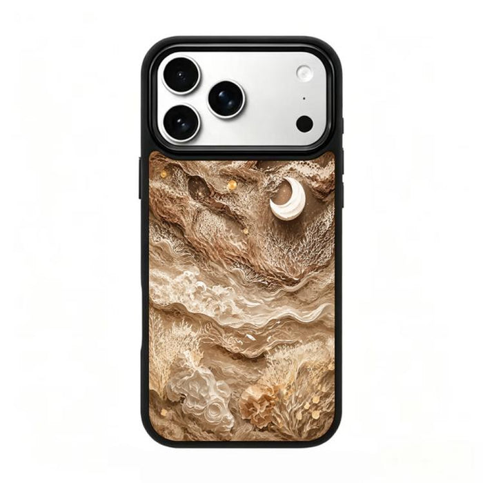 Funda magnética de silicona para teléfono Earth Series PC, For iPhone 17 Pro Max, For iPhone 17 Pro