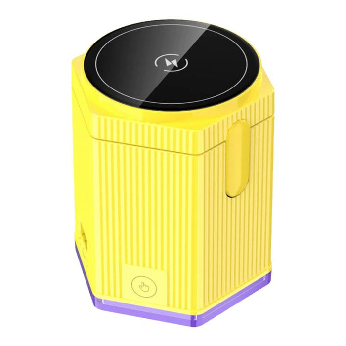 Soporte de escritorio para teléfono con cargador inalámbrico magnético multifuncional T10 de 15 W