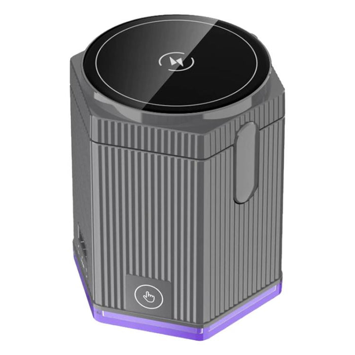 Soporte de escritorio para teléfono con cargador inalámbrico magnético multifuncional T10 de 15 W