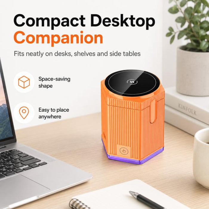 Soporte de escritorio para teléfono con cargador inalámbrico magnético multifuncional T10 de 15 W