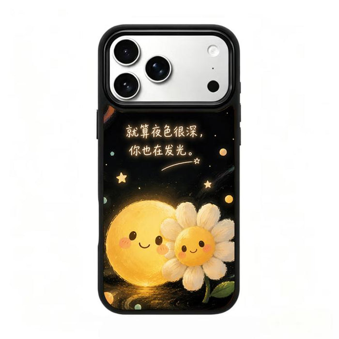 Funda magnética de silicona para teléfono con estampado colorido, For iPhone 18 Pro / 17 Pro, For iPhone 18 Pro Max / 17 Pro Max