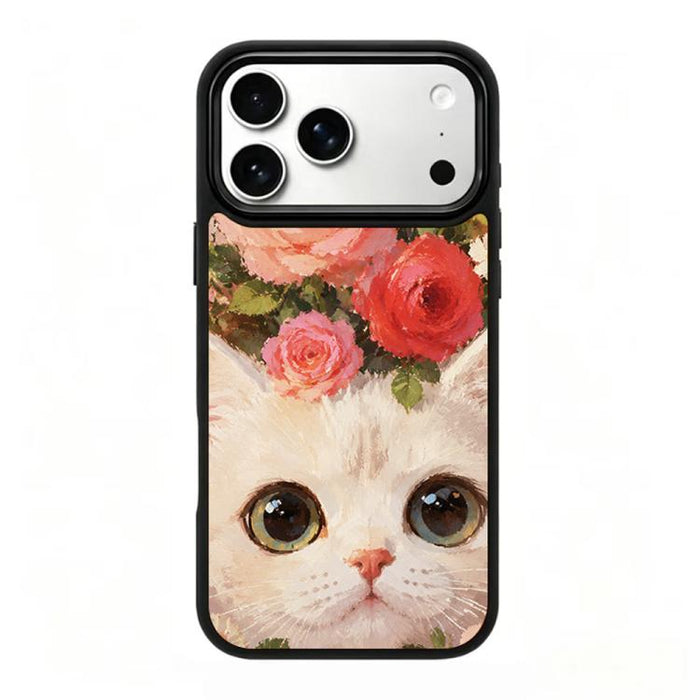 Funda magnética de silicona para teléfono con estampado colorido, For iPhone 18 Pro / 17 Pro, For iPhone 18 Pro Max / 17 Pro Max