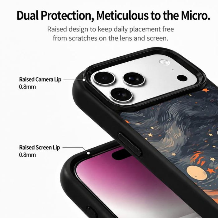 Funda magnética de silicona para teléfono con estampado colorido, For iPhone 18 Pro / 17 Pro, For iPhone 18 Pro Max / 17 Pro Max
