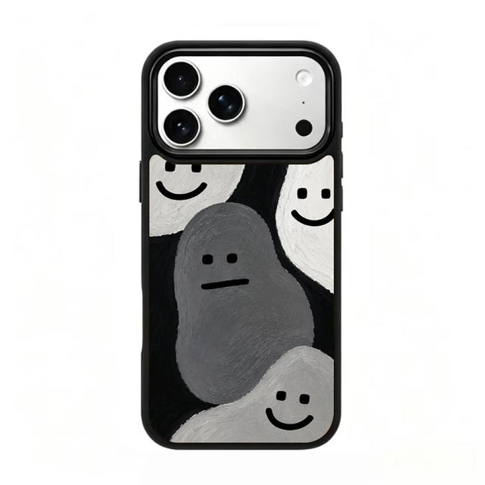 Funda magnética de silicona para teléfono con estampado colorido, For iPhone 18 Pro / 17 Pro, For iPhone 18 Pro Max / 17 Pro Max
