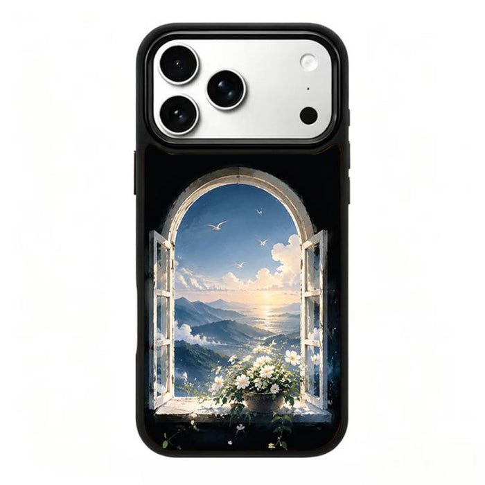 Funda magnética de silicona para teléfono con estampado colorido, For iPhone 18 Pro / 17 Pro, For iPhone 18 Pro Max / 17 Pro Max