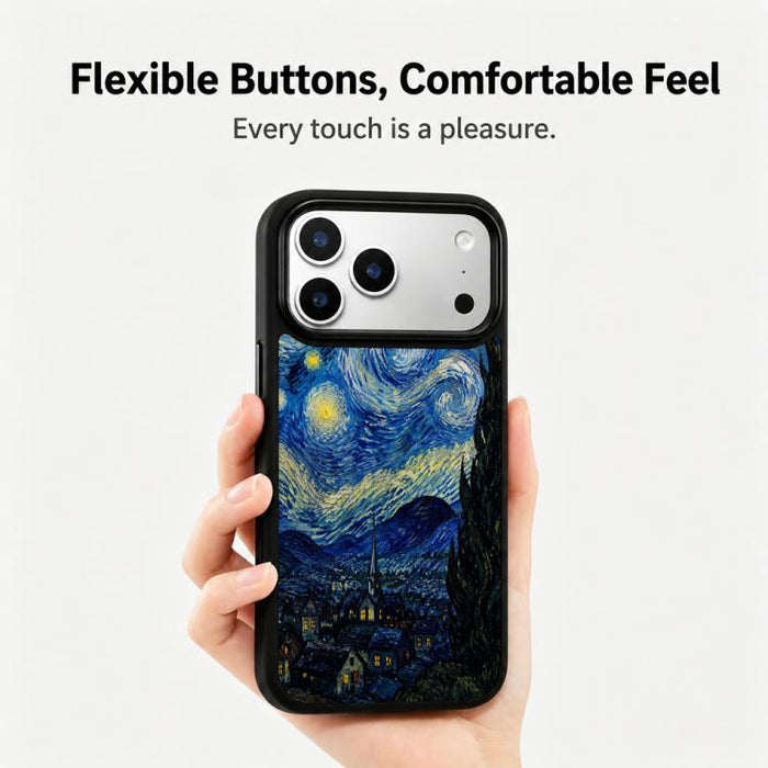 Funda magnética de silicona para teléfono con estampado colorido, For iPhone 17 Pro Max, For iPhone 17 Pro