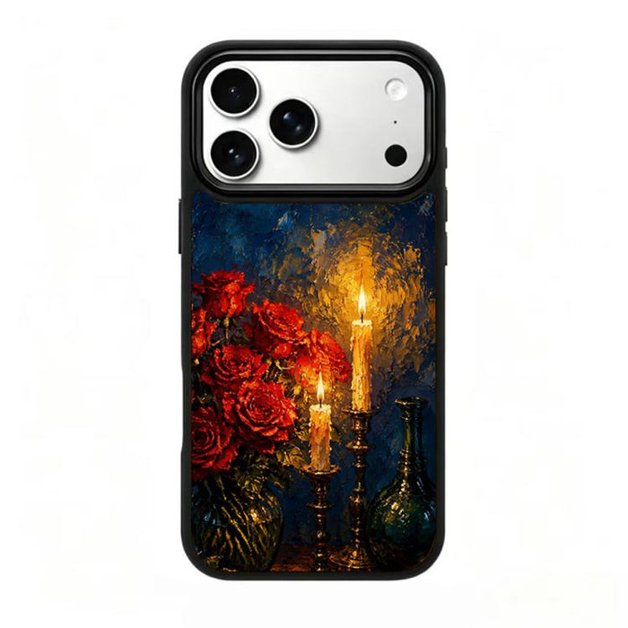 Funda magnética de silicona para teléfono con estampado colorido, For iPhone 17 Pro Max, For iPhone 17 Pro