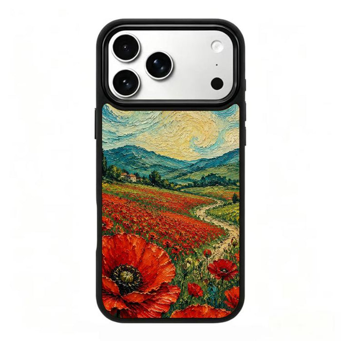 Funda magnética de silicona para teléfono con estampado colorido, For iPhone 17 Pro Max, For iPhone 17 Pro