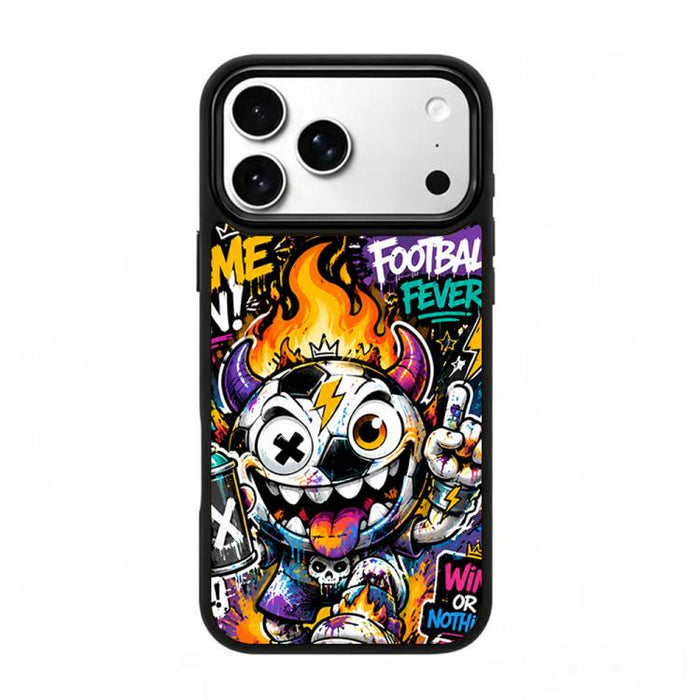 Funda magnética de silicona para teléfono con estampado colorido, For iPhone 17 Pro Max, For iPhone 17 Pro