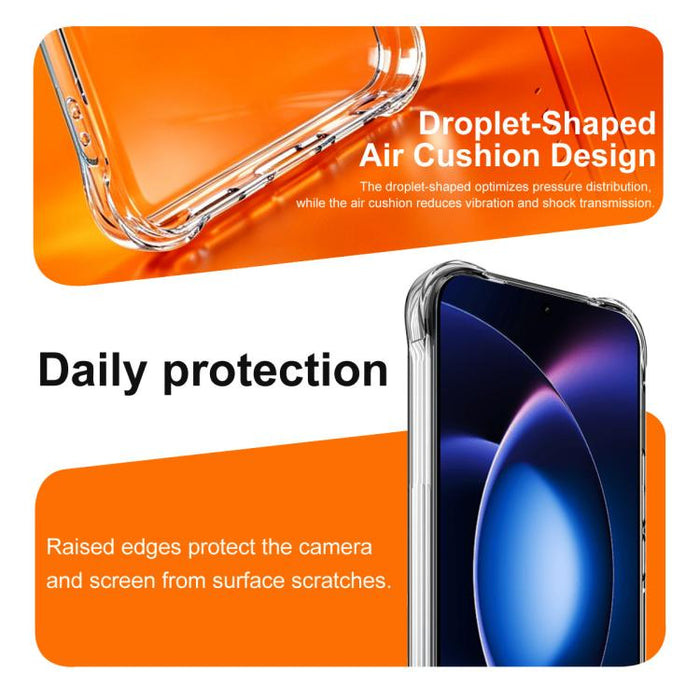 Funda para teléfono Imak a prueba de golpes con airbag de TPU, For Xiaomi 17 Max 5G, For Xiaomi 17T Pro 5G