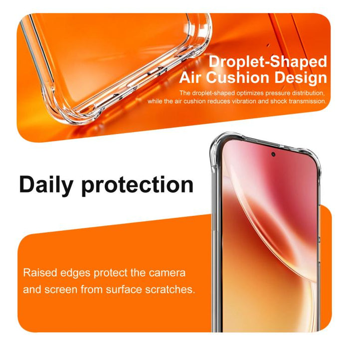 Funda para teléfono Imak a prueba de golpes con airbag de TPU, For Xiaomi 17 Max 5G, For Xiaomi 17T Pro 5G