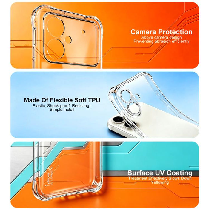 Funda para teléfono Imak a prueba de golpes con airbag de TPU, For Xiaomi 17 Max 5G, For Xiaomi 17T Pro 5G