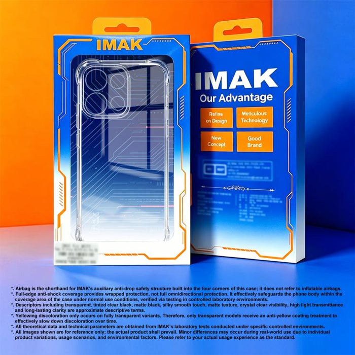 Funda para teléfono Imak a prueba de golpes con airbag de TPU, For Xiaomi 17 Max 5G, For Xiaomi 17T Pro 5G