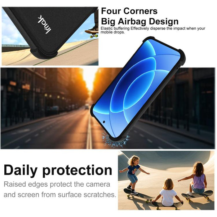 Funda para teléfono Imak a prueba de golpes con airbag de TPU, For Xiaomi 17 Max 5G