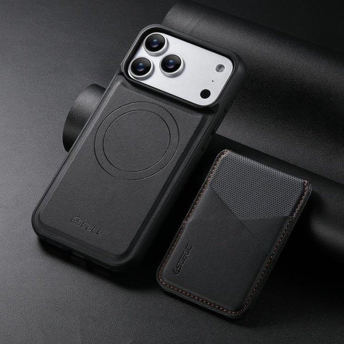 Funda para teléfono ESEBLE E6 de piel vegana con tarjetero desmontable y protección RFID magnética., For iPhone 17 Pro Max, For iPhone 17 Pro, For iPhone 17, For iPhone Air, For iPhone 16 Pro Max, For iPhone 16 Pro, For iPhone 16 Plus, For iPhone 16   ...