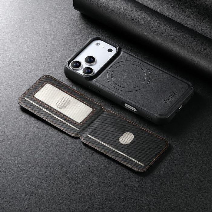 Funda para teléfono ESEBLE E6 de piel vegana con tarjetero desmontable y protección RFID magnética., For iPhone 17 Pro Max, For iPhone 17 Pro, For iPhone 17, For iPhone Air, For iPhone 16 Pro Max, For iPhone 16 Pro, For iPhone 16 Plus, For iPhone 16   ...